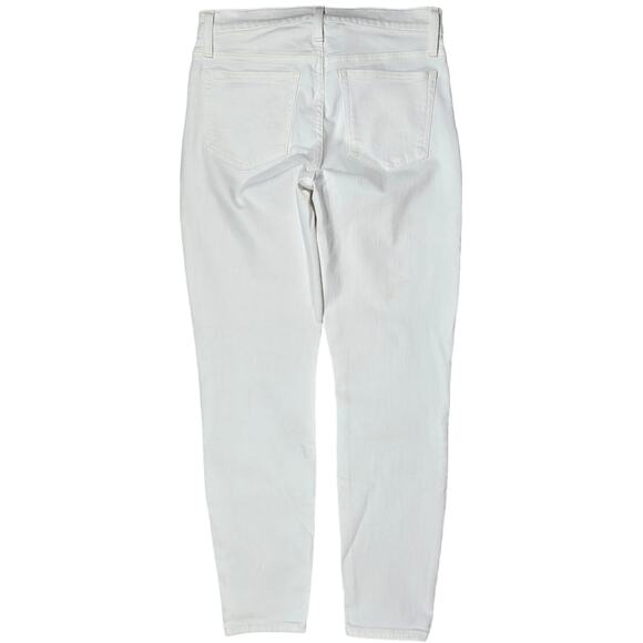 J. Crew 9" mid-rise toothpick‎ jean in white 29 NWT - Picture 2 of 11